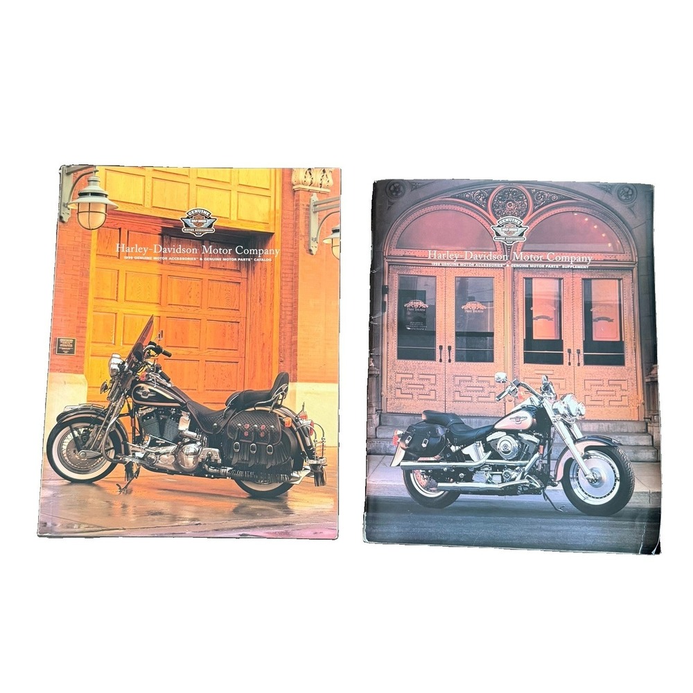 2- Vintage 1998 Harley-Davidson Motor Cycle Company Catalog Parts Accessories